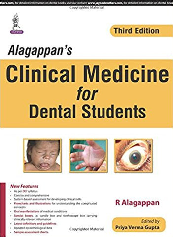 Alagappanƒ??s Clinical Medicine for Dental Students-jayppe-UNIVERSAL BOOKS