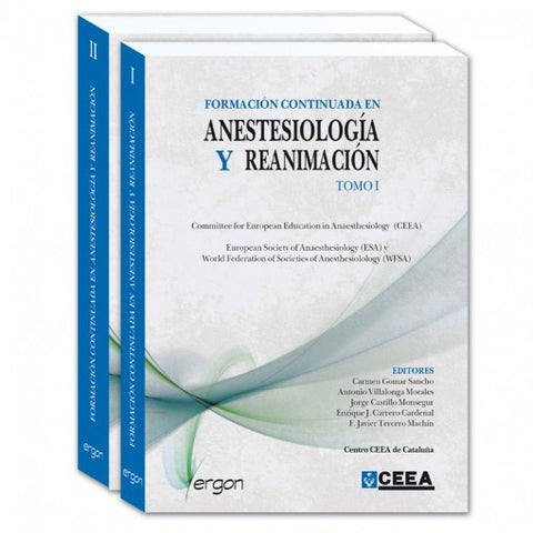 Formacion continuada en anestesiologia y reanimacion - 2 Tomos-ergon-UNIVERSAL BOOKS