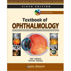 TEXTBOOK OF OPTHALMOLOGY WITH DVD 6/E -Nema-jayppe-UNIVERSAL BOOKS
