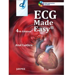 ECG MADE EASY WITH INTERACTIVE CD ROM -Luthra - 4/ED/2012-jayppe-UNIVERSAL BOOKS