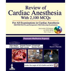 REVIEW OF CARDIAC ANESTHESIA WITH 2100 MCQs -Kapoor-jayppe-UNIVERSAL BOOKS