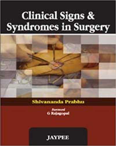 CLINICAL SIGNS & SYNDROMES IN SURGERY -Prabhu-jayppe-UNIVERSAL BOOKS