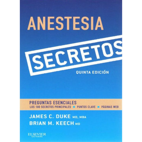 Secretos - Anestesia-REV. PRECIO - 02/02-elsevier-UNIVERSAL BOOKS