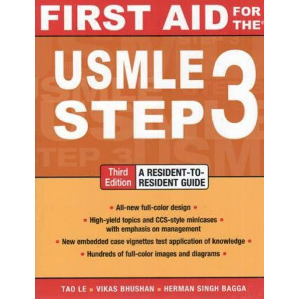 First aid for the USMLE step 3-REV. PRECIO - 06/02-mcgraw hill-UNIVERSAL BOOKS
