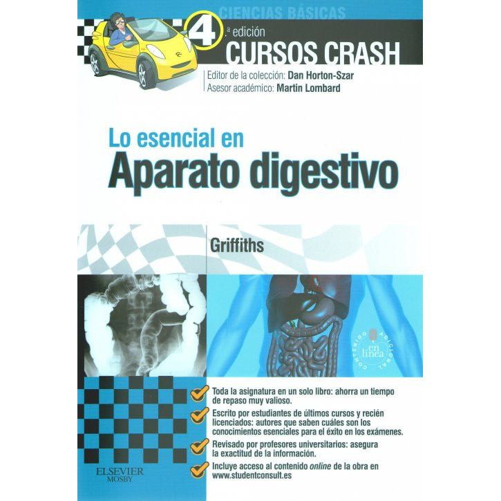Cursos crash: Lo esencial en aparato digestivo-REV. PRECIO - 31/01-elsevier-UNIVERSAL BOOKS