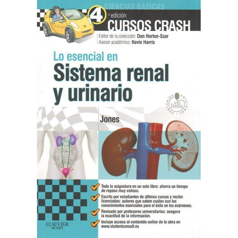 Cursos crash. Lo esencial en Sistema renal y urinario-REV. PRECIO - 31/01-elsevier-UNIVERSAL BOOKS