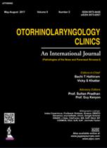 Otorhinolaryngology Clinics: An International Journal-UNIVERSAL 30.04-UNIVERSAL BOOKS-UNIVERSAL BOOKS