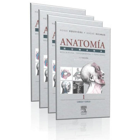 Anatomía Humana: Descriptiva, Topográfica y Funcional set completo de 4 volumenes-REV. PRECIO - 31/01-elsevier-UNIVERSAL BOOKS