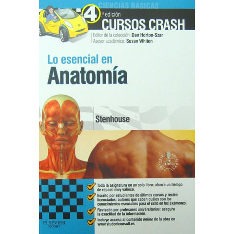 Cursos crash. Lo esencial en Anatomía-REV. PRECIO - 31/01-elsevier-UNIVERSAL BOOKS