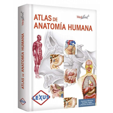 ATLAS DE ANATOMIA HUMANA MEDILLUST (CONTIENE GLOSARIO ESPAÑOL, INGLES Y NOMINA ANATOMICA)-REVISION - 20/01-UNIVERSAL BOOKS-UNIVERSAL BOOKS