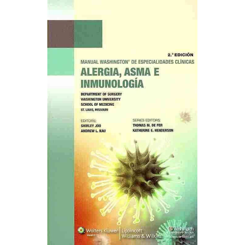 Manual Washington de alergia, asma e inmunologia-REVISION-lww-UNIVERSAL BOOKS