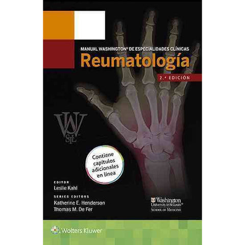 Manual Washington de especialidades clinicas. Reumatologia-lww-UNIVERSAL BOOKS