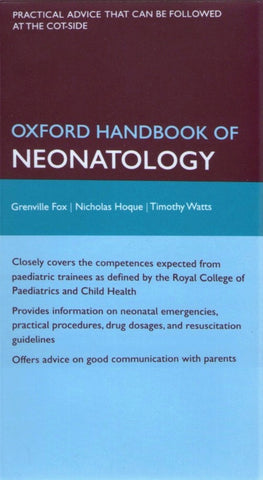 Oxford handbook of neonatology