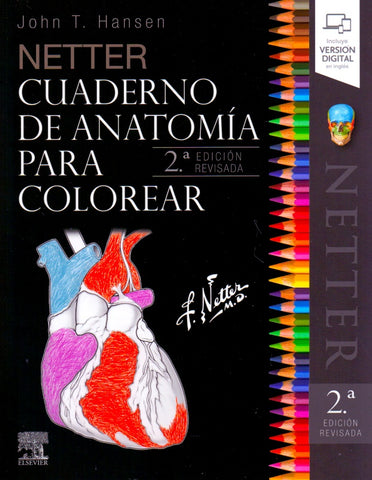 Netter Cuaderno de Anatomía para Colorear