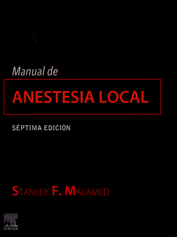 Manual de Anestesia local