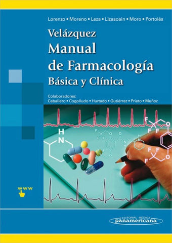 Velázquez. Manual de Farmacología. Incluye sitio web