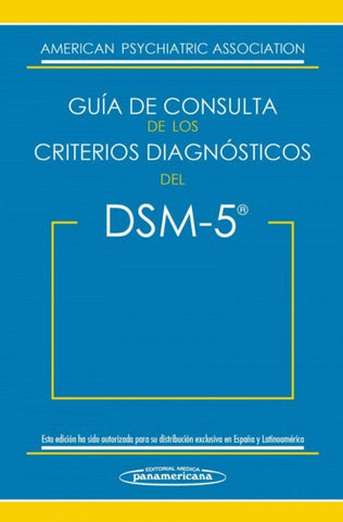 DSM-5. Guía de Consulta de los Criterios Diagnósticos del  DSM-5