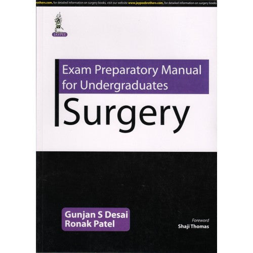 Exam Preparatory Manual for Undergraduates: Surgery-REVISION - 26/01-jayppe-UNIVERSAL BOOKS